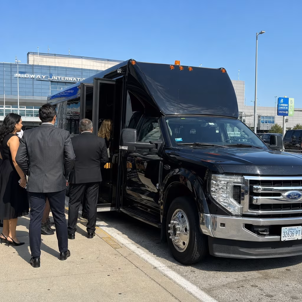 Rent a Bus to Midway International Airport (MDW)