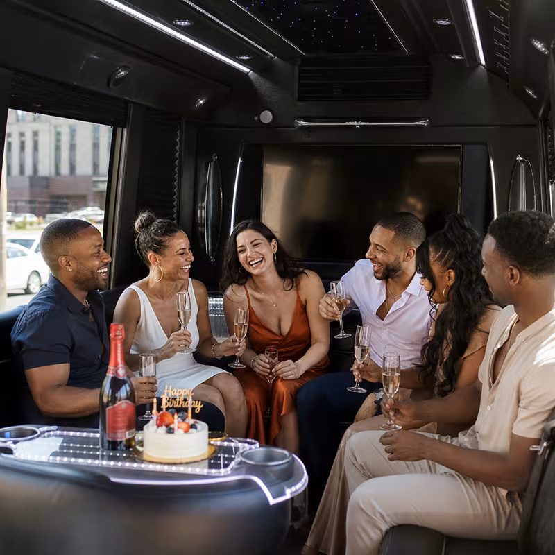 Chicago Birthday Transportation fleet vehicle