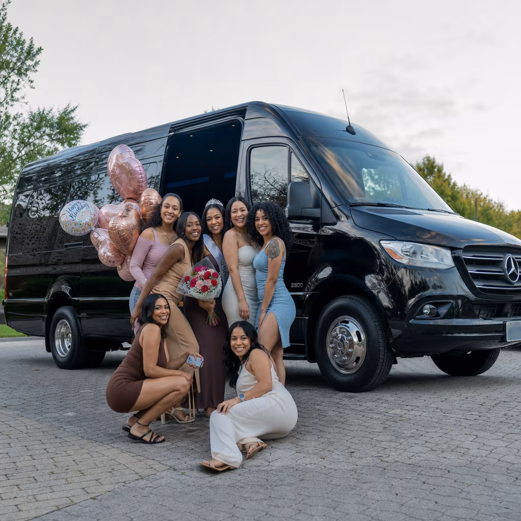 Birthday party bus
