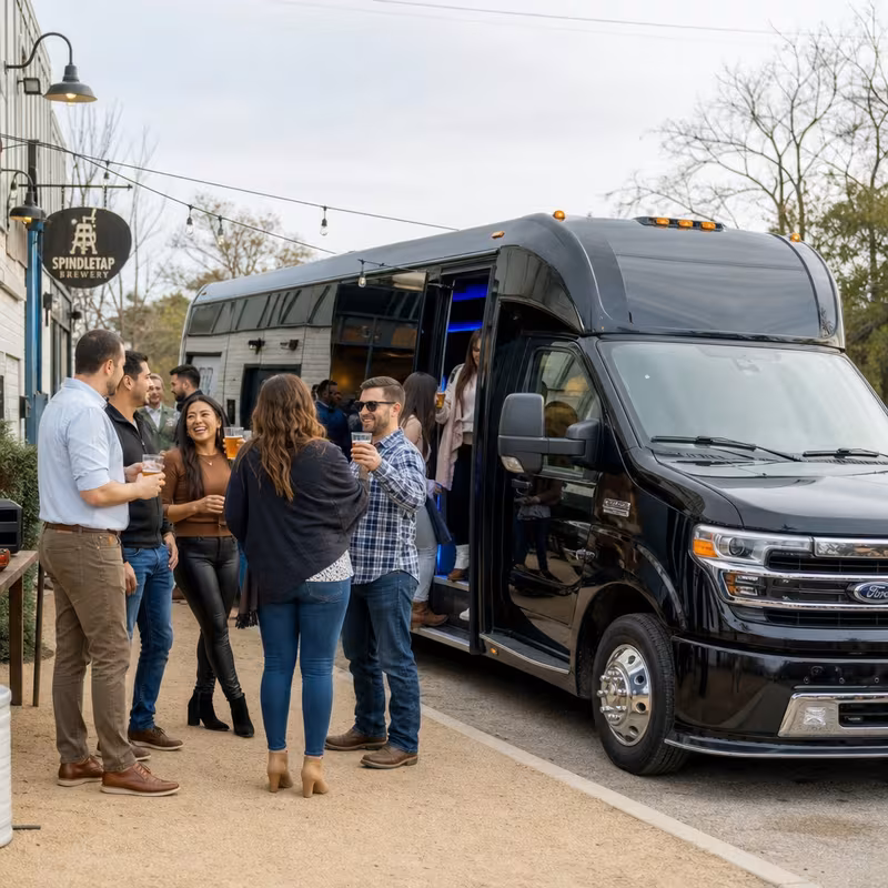 Chicago Winery & Brewery Tour Transportation fleet vehicle